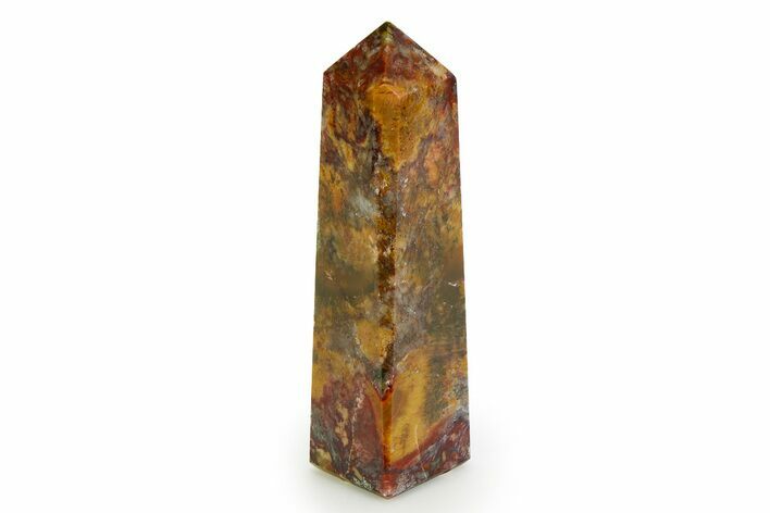 Polished King Cobra Jasper Tower - India #343128